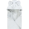 image:imageHudson Baby Unisex Baby Cotton Poly Animal Face Hooded TowelClassic Elephant