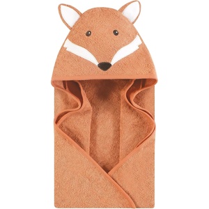 image:imageHudson Baby Unisex Baby Cotton Poly Animal Face Hooded TowelClassic Fox