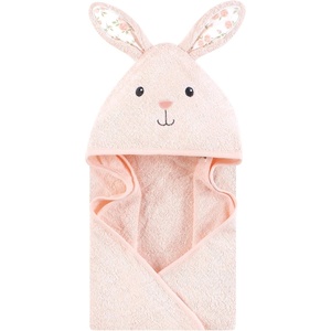 image:imageHudson Baby Unisex Baby Cotton Poly Animal Face Hooded TowelRosie Bunny