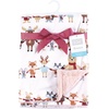 image:imageHudson Baby Infant Girl Plush Blanket with Furry Binding and Back Fairytale Princess One SizeGirl Winter Woodland Friends