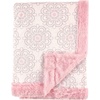 image:imageHudson Baby Infant Girl Plush Blanket with Furry Binding and Back Fairytale Princess One SizeModern Floral