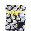 image:imageHudson Baby Infant Girl Plush Blanket with Furry Binding and Back Fairytale Princess One SizeNavy Daisy