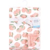 image:imageHudson Baby Infant Girl Plush Blanket with Furry Binding and Back Fairytale Princess One SizePeach