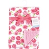 image:imageHudson Baby Infant Girl Plush Blanket with Furry Binding and Back Fairytale Princess One SizePink Roses