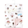image:imageHudson Baby Infant Girl Plush Blanket with Furry Binding and Back Fairytale Princess One SizeSweet Bakery