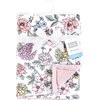 image:imageHudson Baby Infant Girl Plush Blanket with Furry Binding and Back Fairytale Princess One SizeVintage Blossom