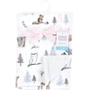 image:imageHudson Baby Infant Girl Plush Blanket with Furry Binding and Back Fairytale Princess One SizeWinter Forest