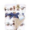 image:imageHudson Baby Infant Girl Plush Blanket with Furry Binding and Back Fairytale Princess One SizeWinter Woodland Friends
