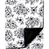image:imageHudson Baby Infant Girl Plush Blanket with Furry Binding and Back Fairytale Princess One SizeBlack Toile