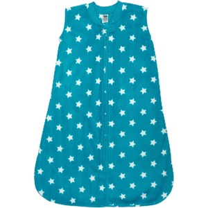 image:imageHudson Baby Unisex Baby Fleece Sleeping Bag Sack BlanketTeal Stars