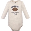 image:imageHudson Baby Infant Boys Cotton LongSleeve Bodysuits 5PackCutest Football Fan