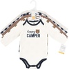 image:imageHudson Baby Infant Boys Cotton LongSleeve Bodysuits 5PackHappy Camper Bear