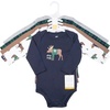 image:imageHudson Baby Infant Boys Cotton LongSleeve Bodysuits 5PackMoose Bear Sweater