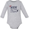 image:imageHudson Baby Infant Boys Cotton LongSleeve Bodysuits 5PackNew to the Team