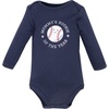 image:imageHudson Baby Infant Boys Cotton LongSleeve Bodysuits 5PackNew to the Team