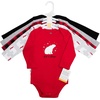 image:imageHudson Baby Infant Boys Cotton LongSleeve Bodysuits 5PackRed Polar Bear
