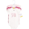 image:imageHudson Baby Infant Girls Cotton Bodysuits 5PackRoses and Bows