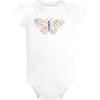 image:imageHudson Baby Infant Girls Cotton Bodysuits 5PackSoft Butterfly Floral Bonita