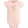 image:imageHudson Baby Infant Girls Cotton Bodysuits 5PackSoft Butterfly Floral Bonita