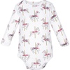 image:imageHudson Baby Infant Girls Cotton LongSleeve Bodysuits 5PackCarousel Horse