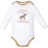 image:imageHudson Baby Infant Girls Cotton LongSleeve Bodysuits 5PackCowgirl