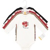 image:imageHudson Baby Infant Girls Cotton LongSleeve Bodysuits 5PackDaddys Girl Red Roses