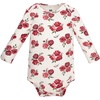image:imageHudson Baby Infant Girls Cotton LongSleeve Bodysuits 5PackDaddys Girl Red Roses