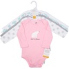 image:imageHudson Baby Infant Girls Cotton LongSleeve Bodysuits 5PackPink Polar Bear