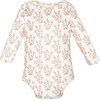 image:imageHudson Baby Infant Girls Cotton LongSleeve Bodysuits 5PackPink Taupe Darling