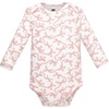 image:imageHudson Baby Infant Girls Cotton LongSleeve Bodysuits 5PackPink Teddy Bear