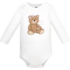 image:imageHudson Baby Infant Girls Cotton LongSleeve Bodysuits 5PackPink Teddy Bear