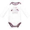 image:imageHudson Baby Infant Girls Cotton LongSleeve Bodysuits 5PackPurple Sage Flowers