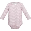 image:imageHudson Baby Infant Girls Cotton LongSleeve Bodysuits 5PackPurple Sage Flowers