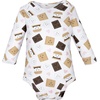 image:imageHudson Baby Infant Girls Cotton LongSleeve Bodysuits 5PackSmores Hug
