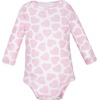 image:imageHudson Baby Infant Girls Cotton LongSleeve Bodysuits 5PackSmores Hug