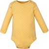 image:imageHudson Baby Infant Girls Cotton LongSleeve Bodysuits 5PackSunshine Sunflower