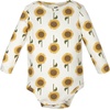 image:imageHudson Baby Infant Girls Cotton LongSleeve Bodysuits 5PackSunshine Sunflower