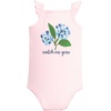 image:imageHudson Baby Unisex Baby Cotton Bodysuit Shorts and Shoe SetHydrangea