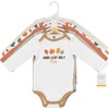 image:imageHudson Baby Unisex Baby Cotton LongSleeve Bodysuits 5PackCute Leaves