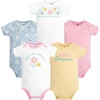 image:imageHudson Baby Infant Girls Cotton Bodysuits 5PackFamilia