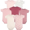 image:imageHudson Baby Infant Girls Cotton Bodysuits 7PackPink Bow Basic