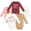 image:imageHudson Baby Unisex Baby Cotton LongSleeve Bodysuits 5PackEverything Fall