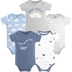 image:imageHudson Baby Infant Boys Cotton Bodysuits 5PackOn the Move