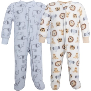 image:imageHudson Baby Unisex Baby Fleece Sleep and play 2PackHappy Little One Safari