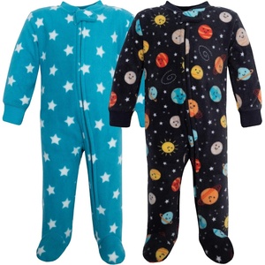 image:imageHudson Baby Unisex Baby Fleece Sleep and play 2PackHappy Planets