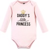 image:imageHudson Baby Unisex Baby Cotton Bodysuit Pant and Shoe SetDaddys Little Princess Long Sleeve