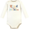 image:imageHudson Baby Unisex Baby Cotton Bodysuit Pant and Shoe SetKind Human Long Sleeve