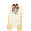 image:imageHudson Baby Unisex Baby Cotton Bodysuit Pant and Shoe SetKind Human Short Sleeve