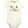 image:imageHudson Baby Unisex Baby Cotton Bodysuit Pant and Shoe SetKind Human Short Sleeve