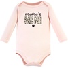 image:imageHudson Baby Unisex Baby Cotton Bodysuit Pant and Shoe SetLeopard Hearts Long Sleeve